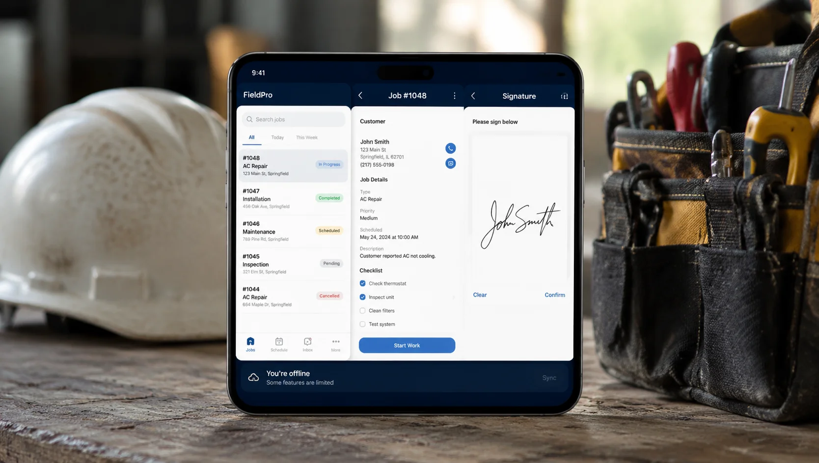 Field staff app for UK small business